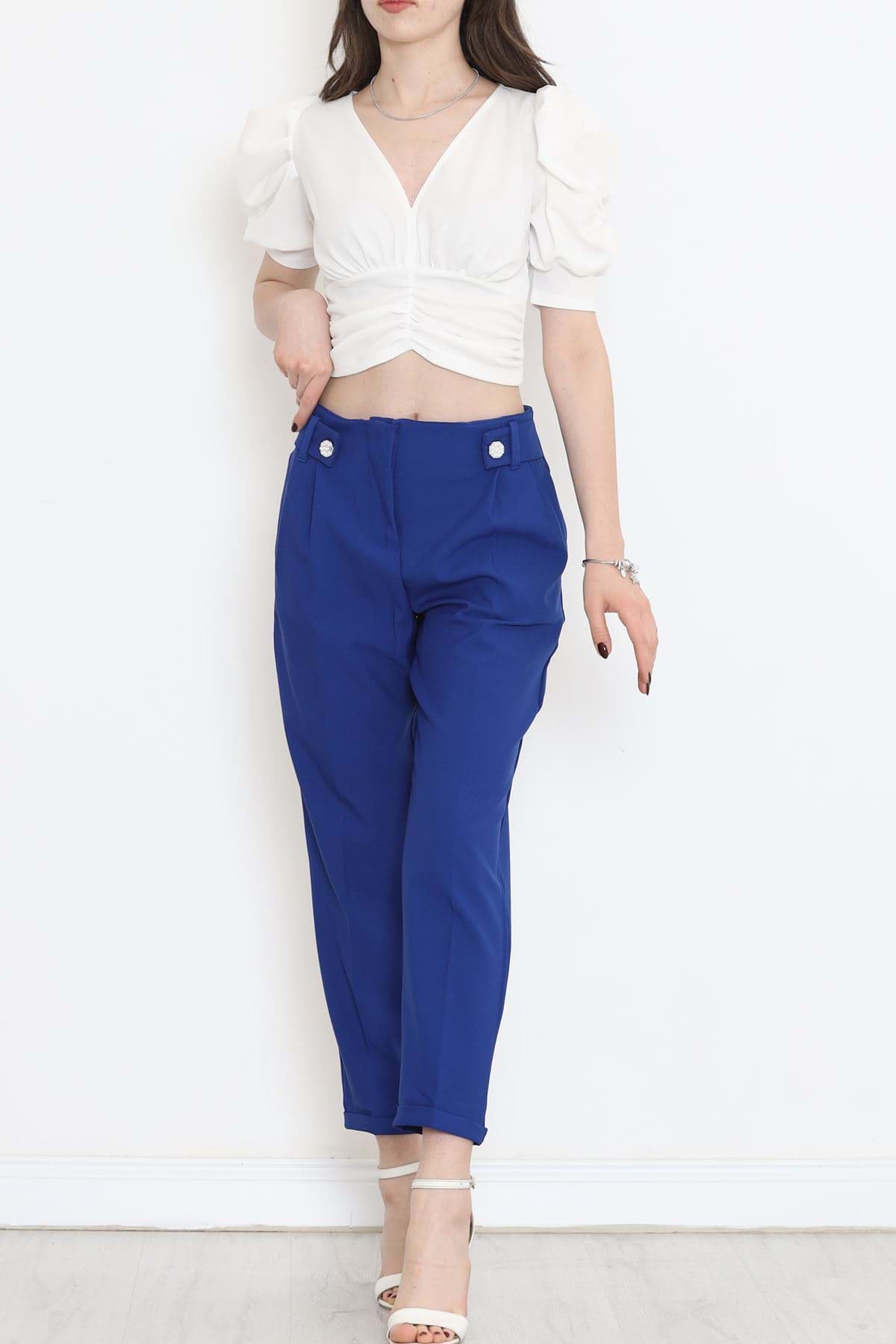 Duble Paça Pantolon Saks - 20872.683. resmi