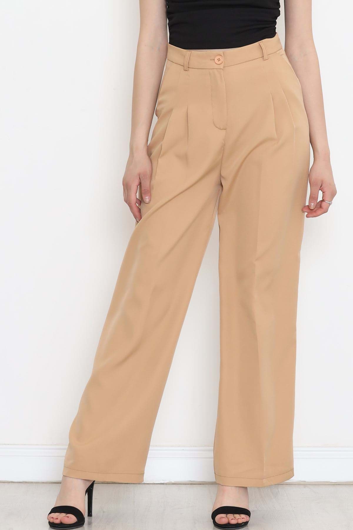 Palazzo Pantolon Camel1 - 20709.683. resmi