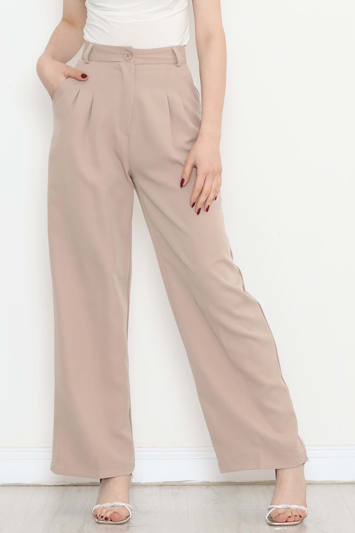 Palazzo Pantolon Bej - 20709.683. resmi