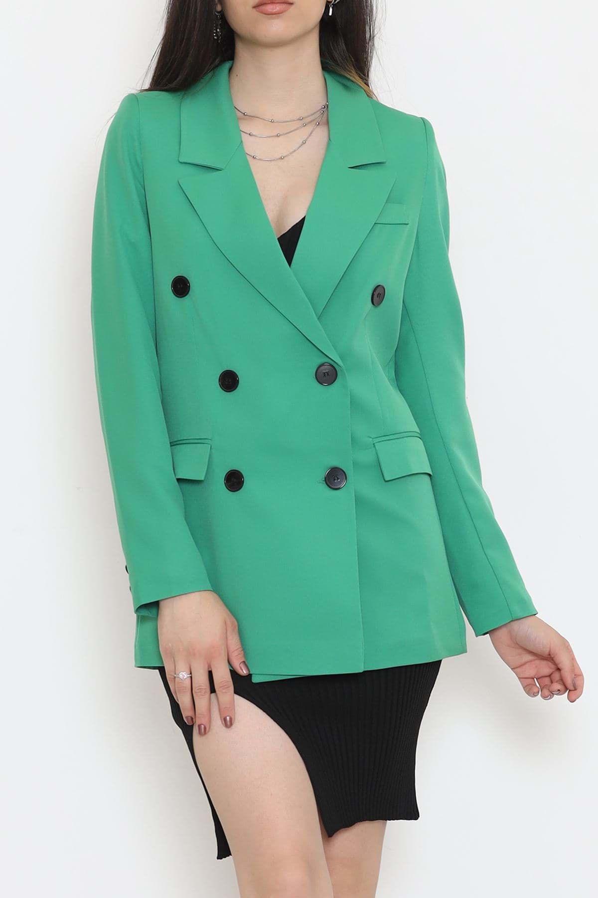 Blazer Ceket Yeşil - 80027.683. resmi