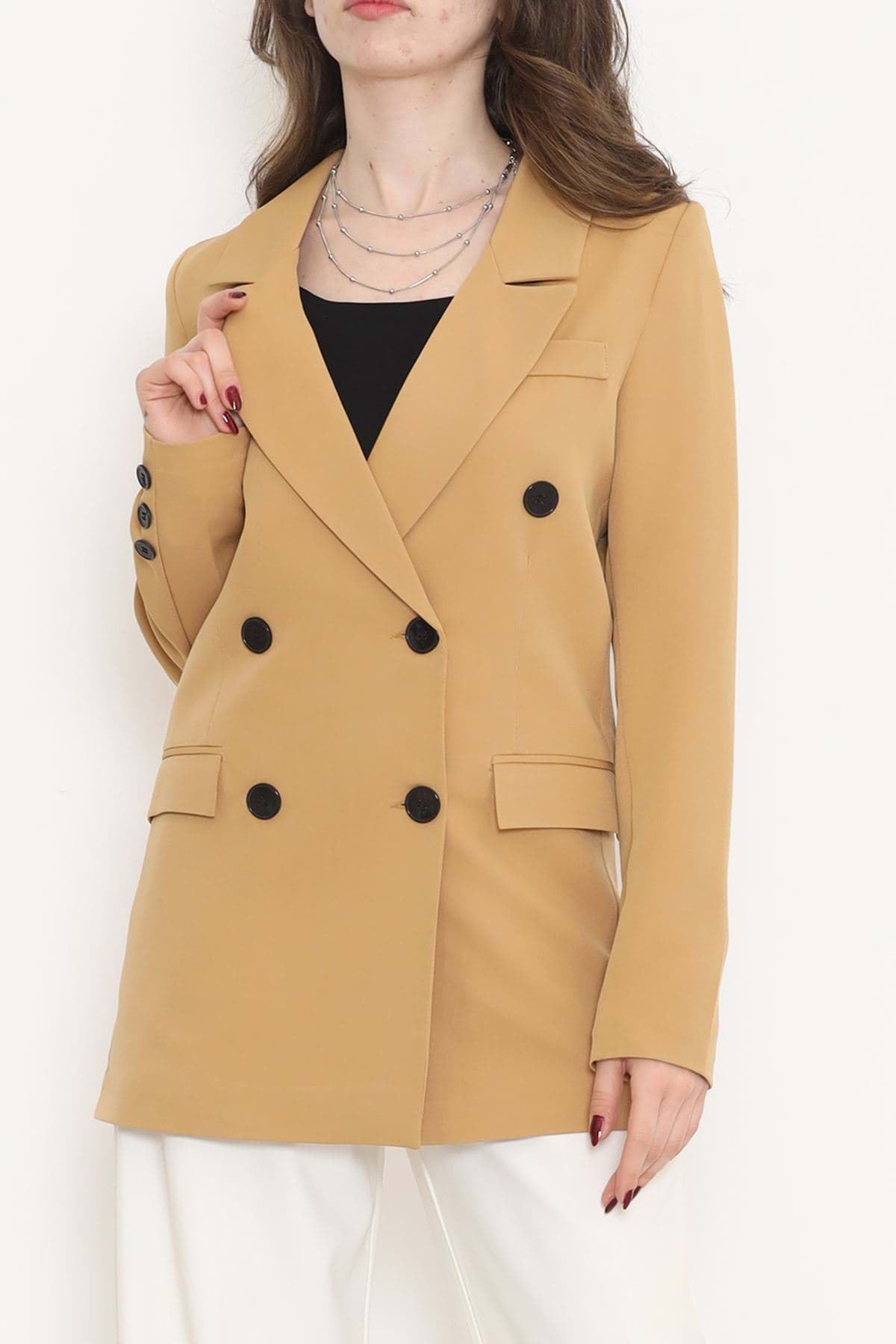 Blazer Ceket Sütlükahve - 80027.683. resmi