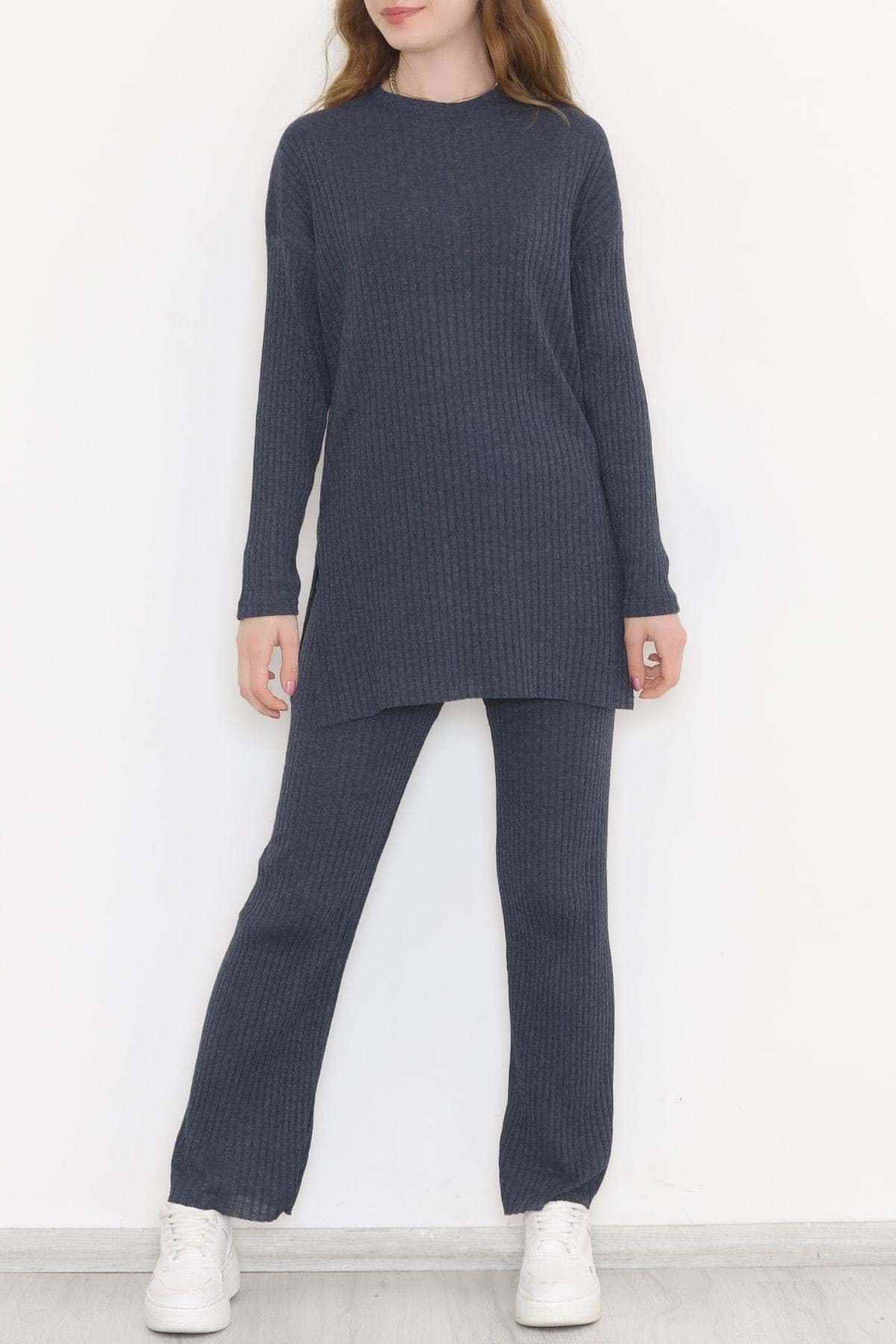 Uzun Kol Fitilli Takım Koyuindigo - 10147.1567. resmi