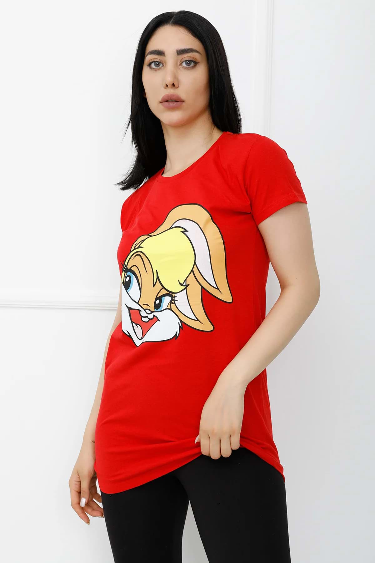 Bunny Baskılı Tshirt Kırmızı - 310.623. resmi
