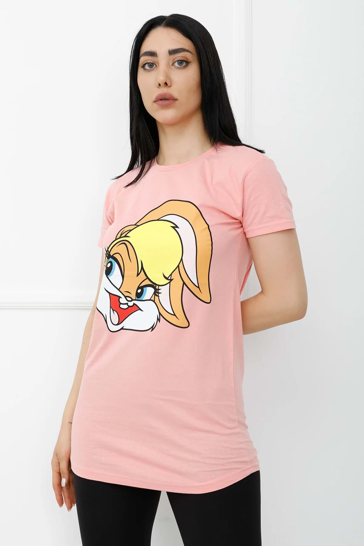 Bunny Baskılı Tshirt Pembe - 310.623. resmi