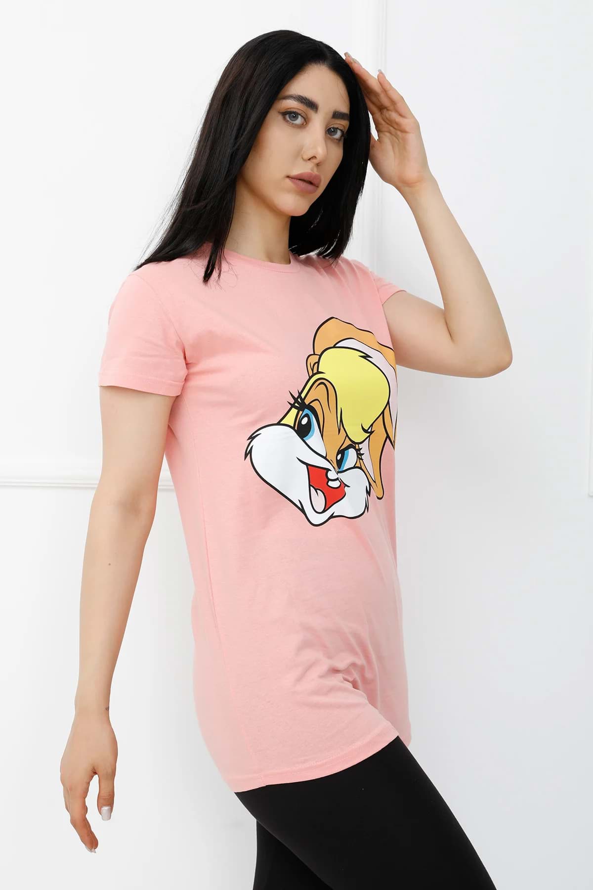 Bunny Baskılı Tshirt Pembe - 310.623. resmi