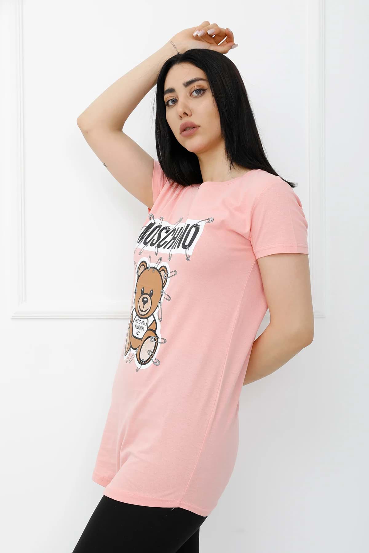 Baskılı Tshirt Pembe - 310.623. resmi