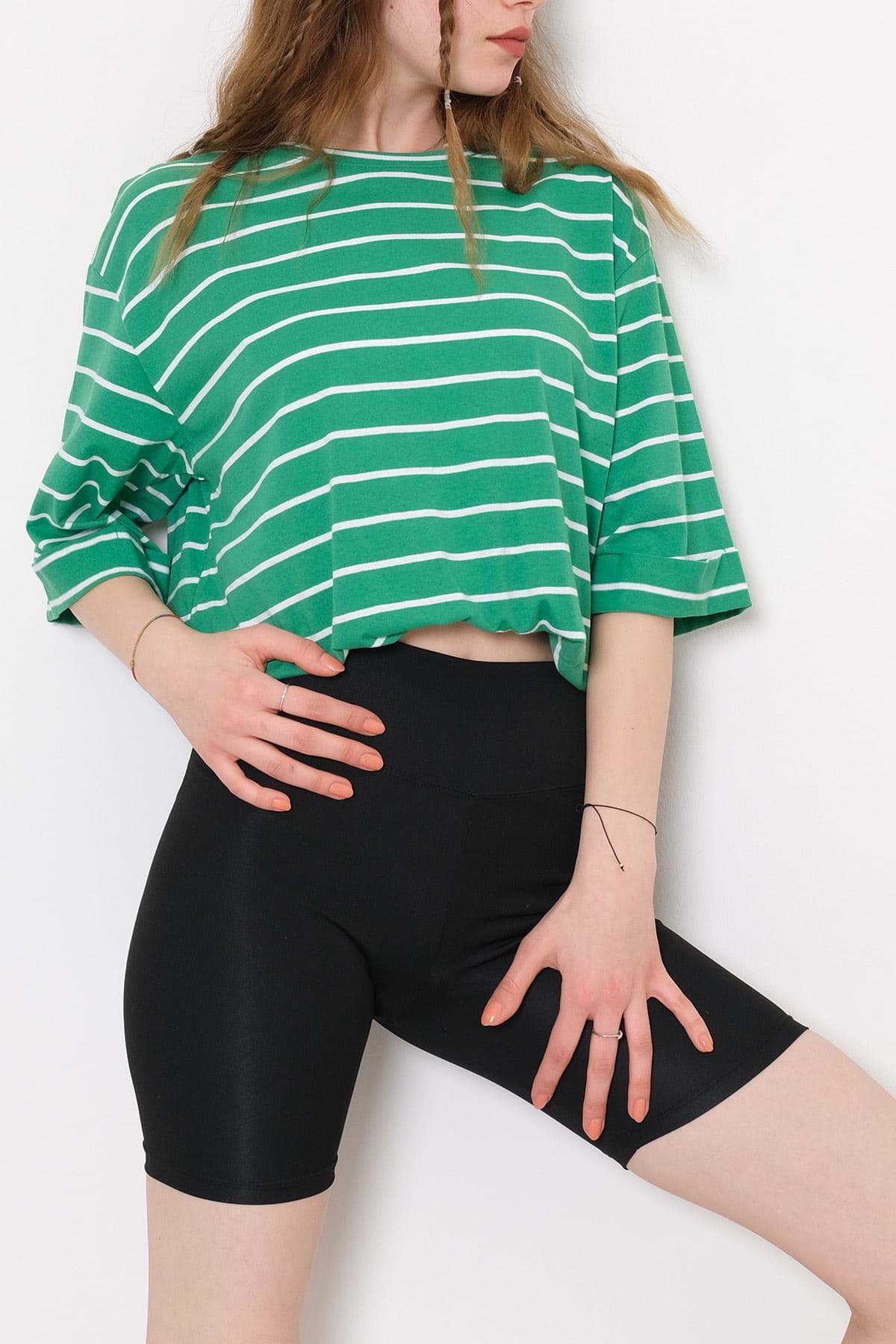 Duble Kol Tişört Yeşil - 8938.253. resmi