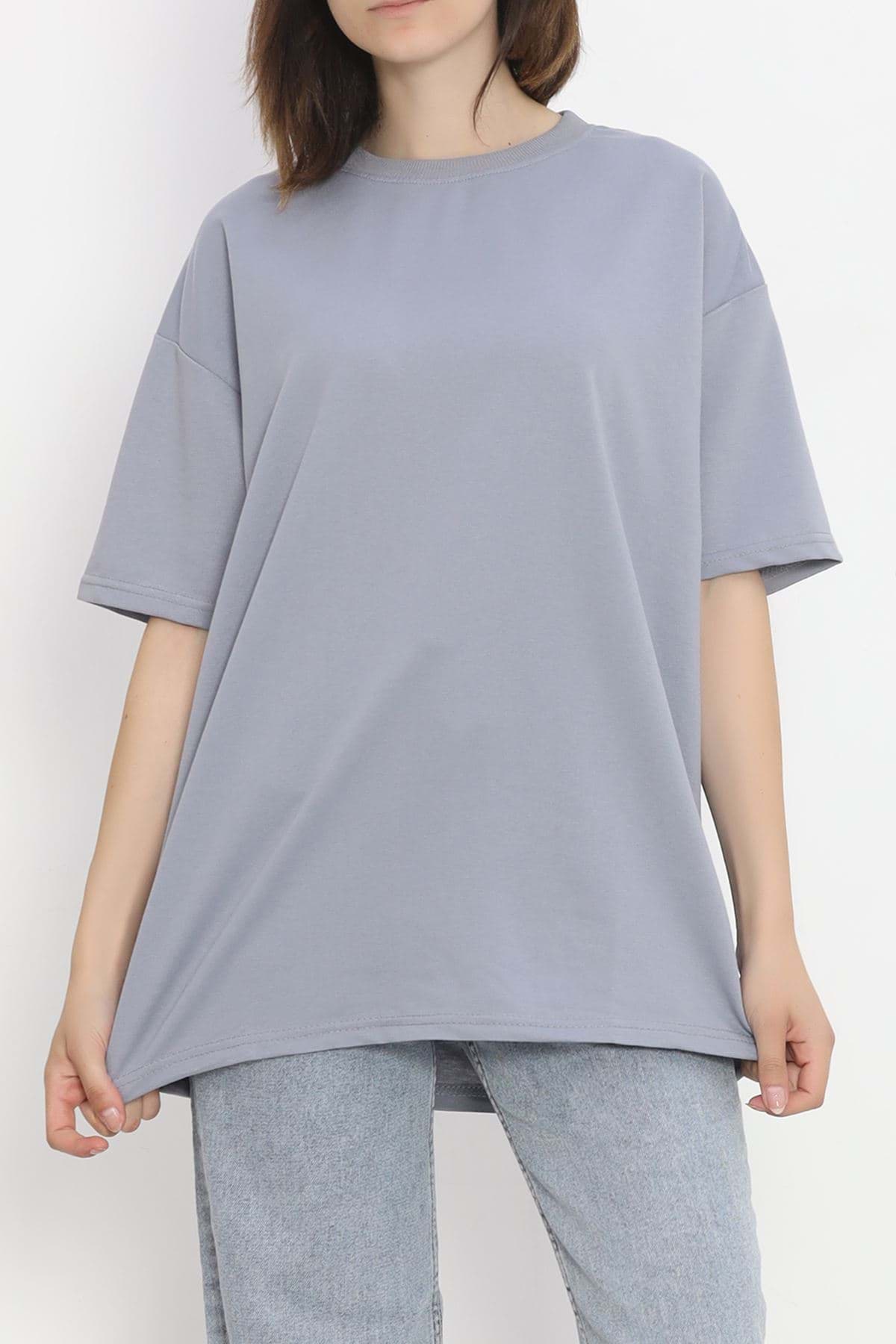 İki İplik Tişört Dumangri - 1633.751. resmi