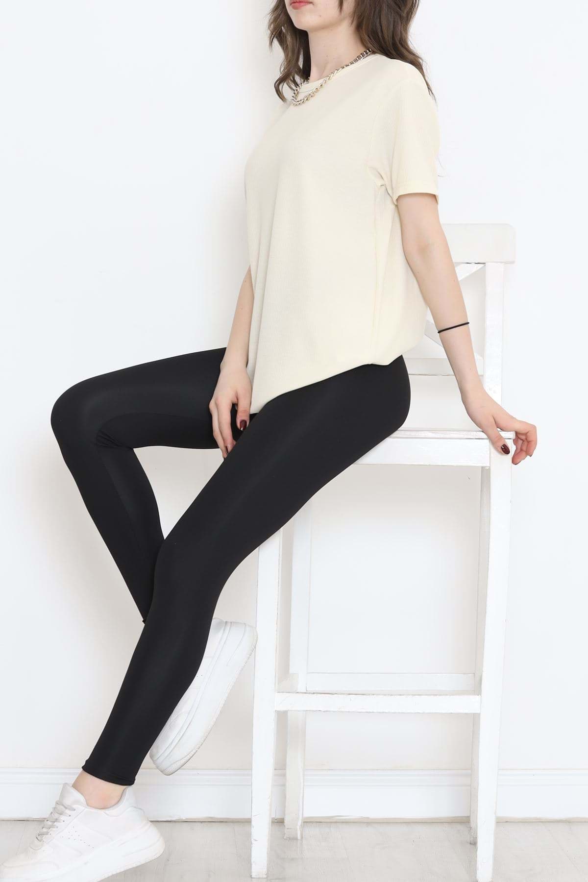 Waffle Tişört Bej - 152433.275. resmi