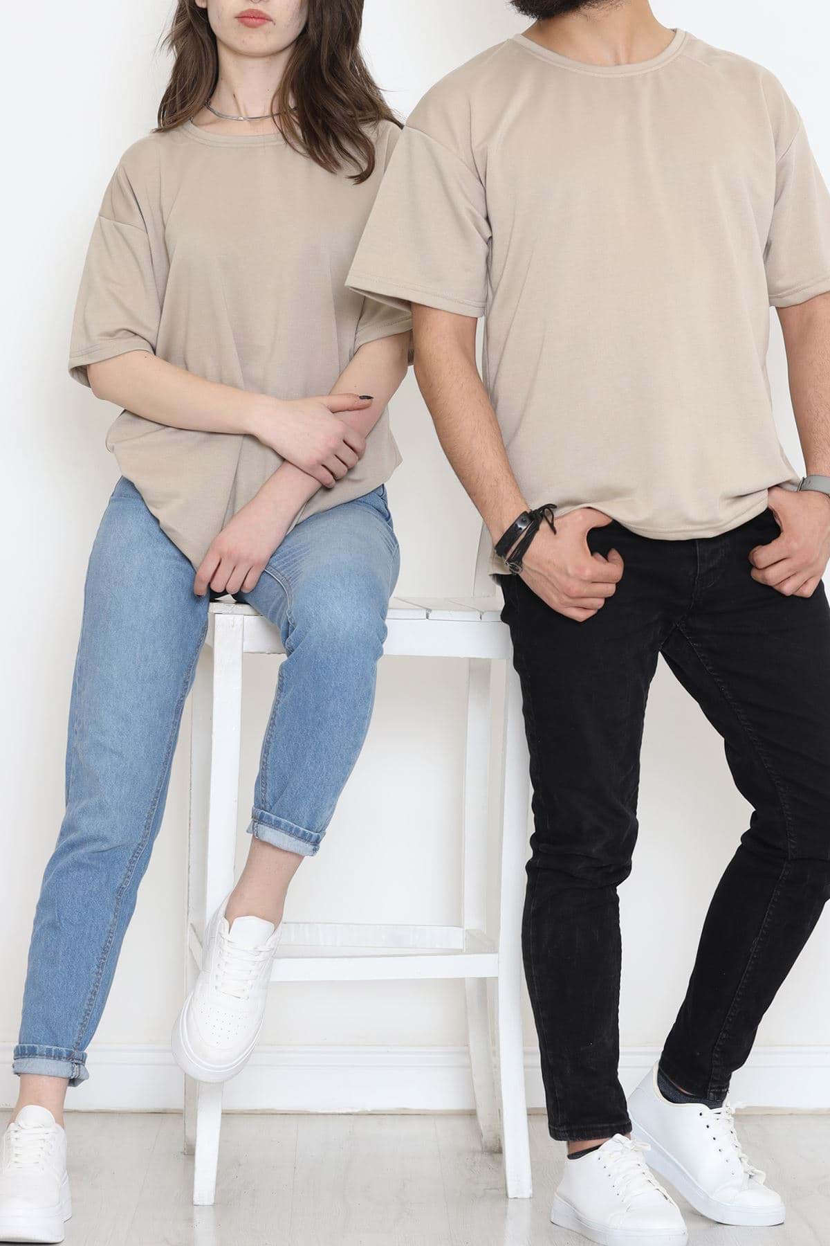 İki İplik Tişört Taş - 41001.1567. resmi