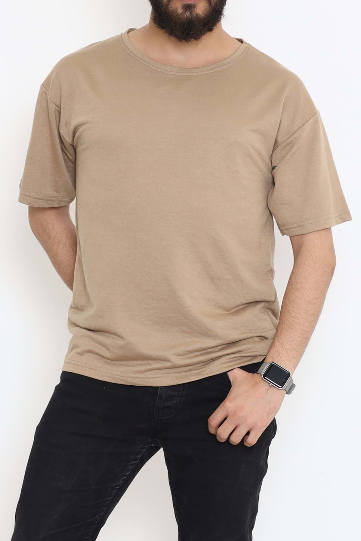 İki İplik Tişört Sütlükahve - 41001.1567. resmi