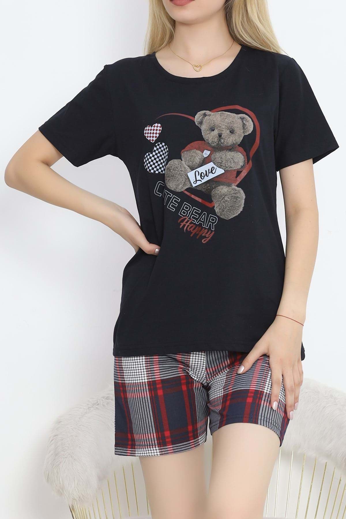 Desenli Şortlu Takım Laci - 15280.1773. resmi