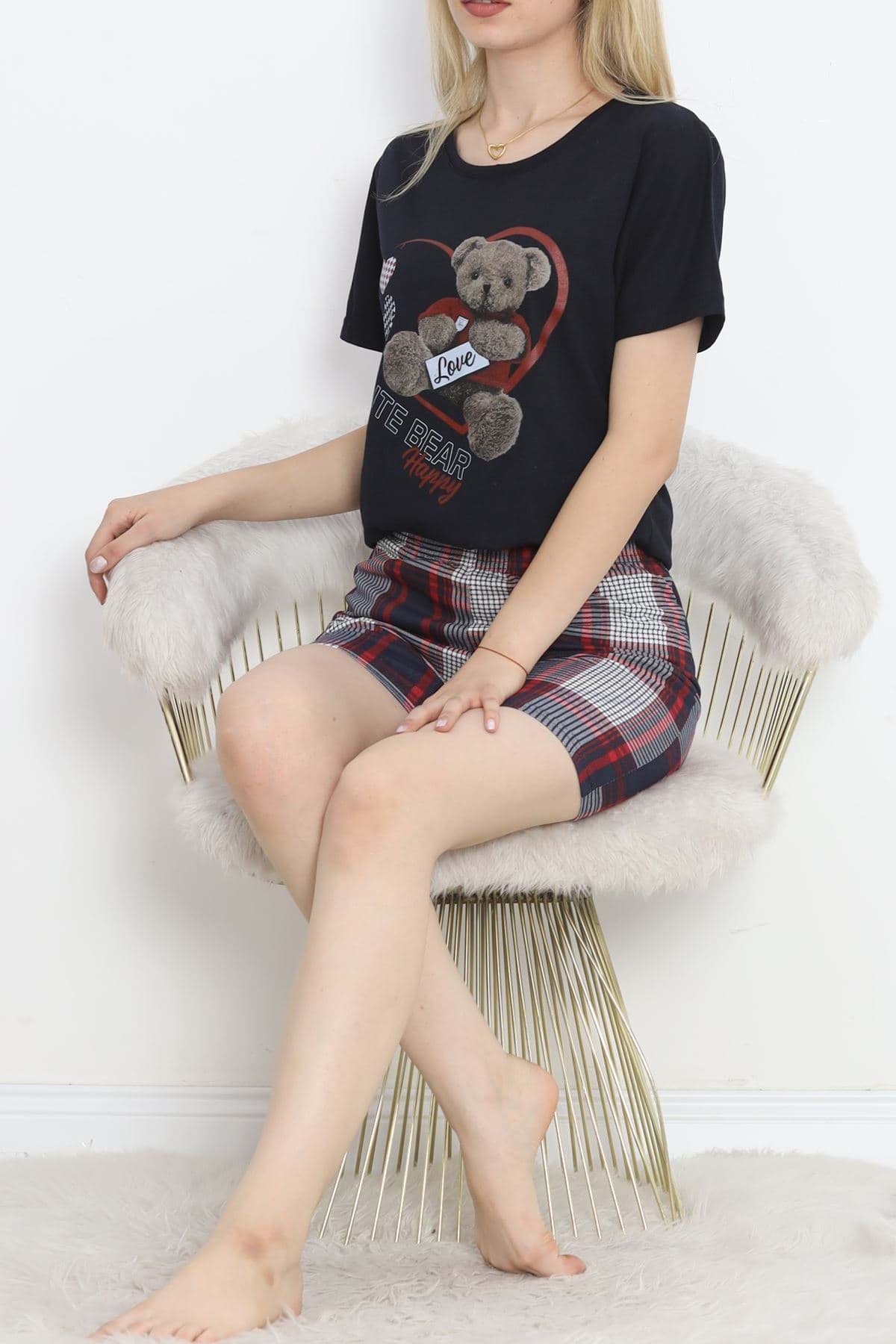 Desenli Şortlu Takım Laci - 15280.1773. resmi